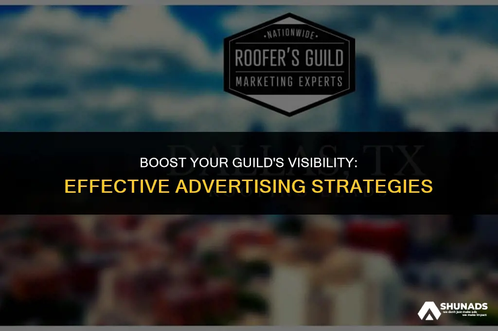 how to advertise your guild