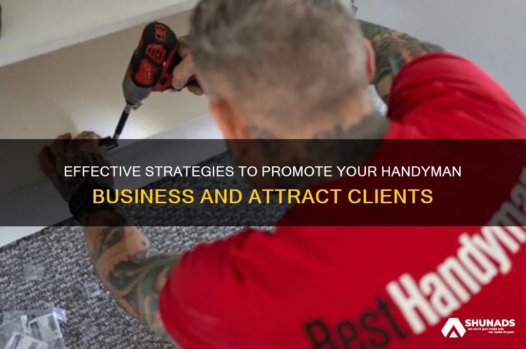 how to advertise your handyman business