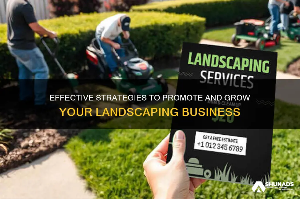 how to advertise your landscaping business