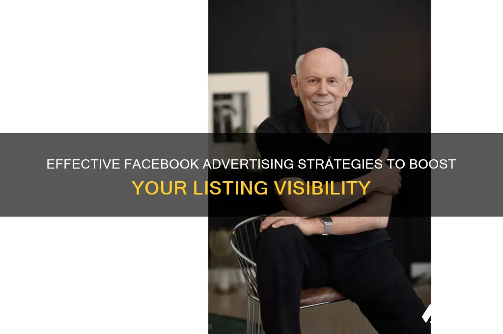 how to advertise your listing on facebook