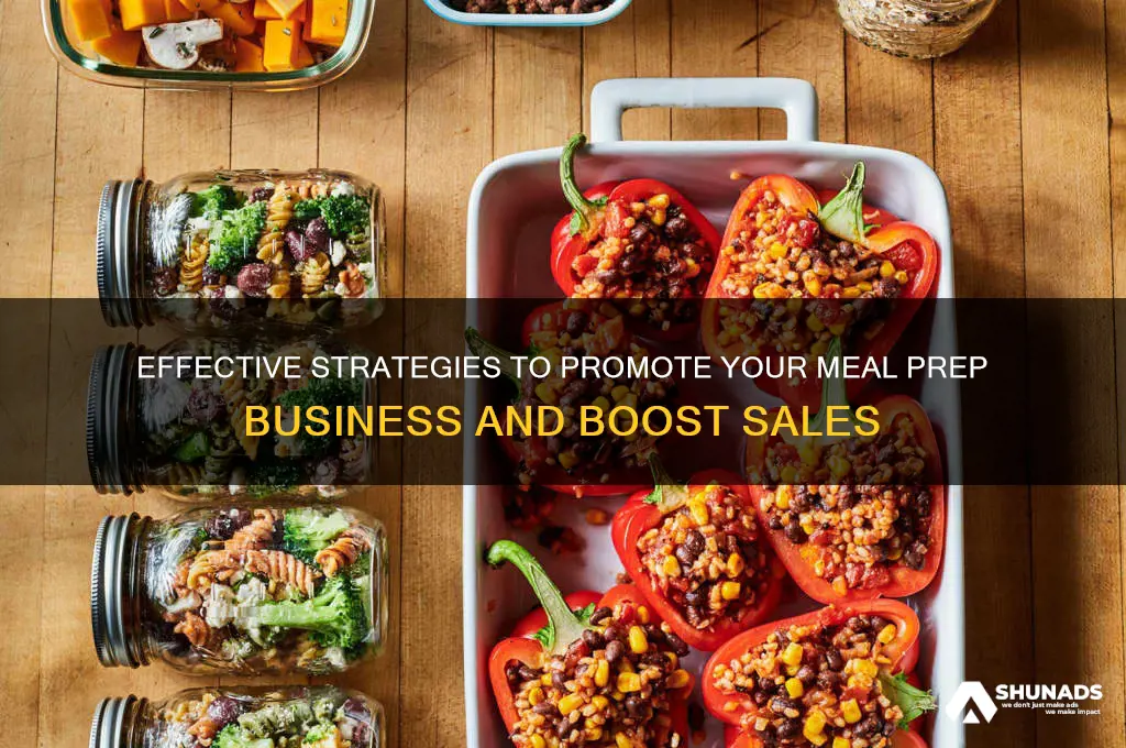 how to advertise your meal prep business