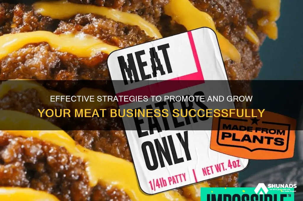 how to advertise your meat business