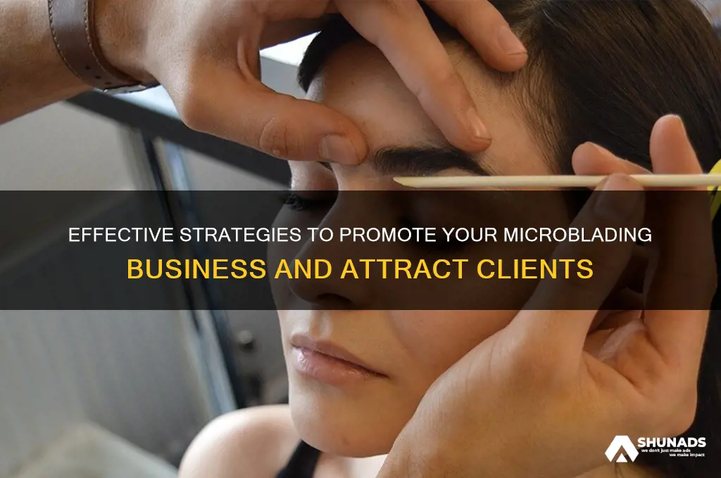 how to advertise your microblading business