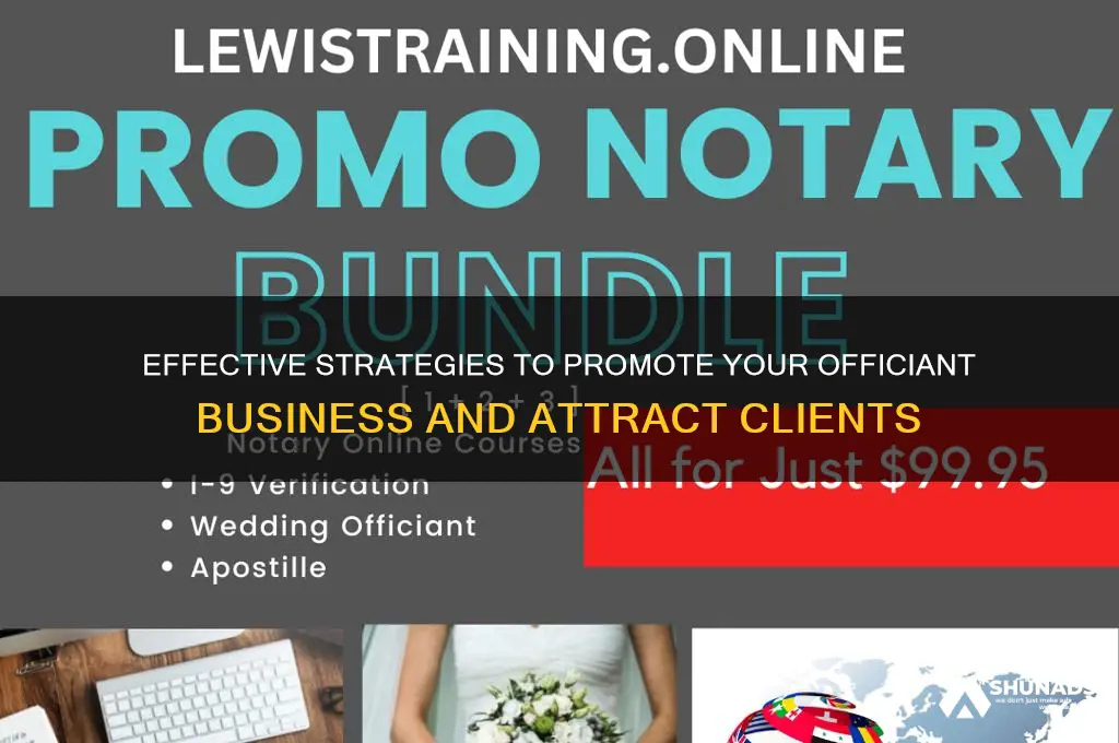 how to advertise your officiant business