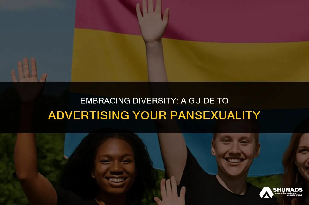 how to advertise your pansexuality