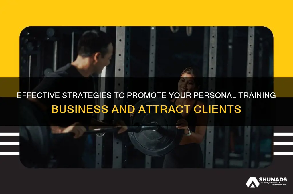 how to advertise your personal training business
