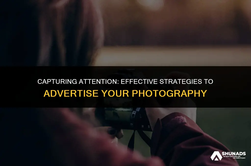 how to advertise your photography