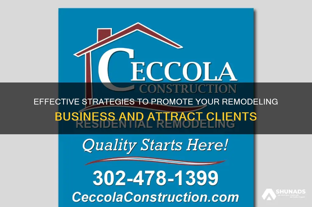 how to advertise your remodeling business