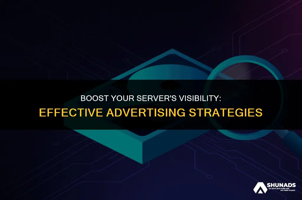 how to advertise your server