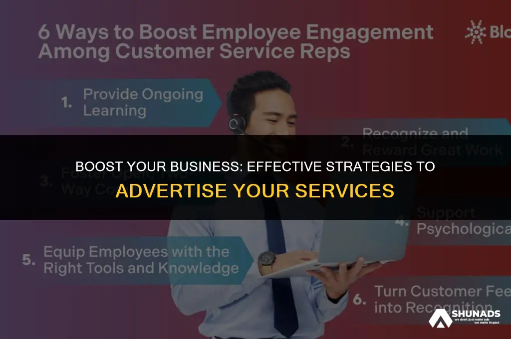 how to advertise your servicd