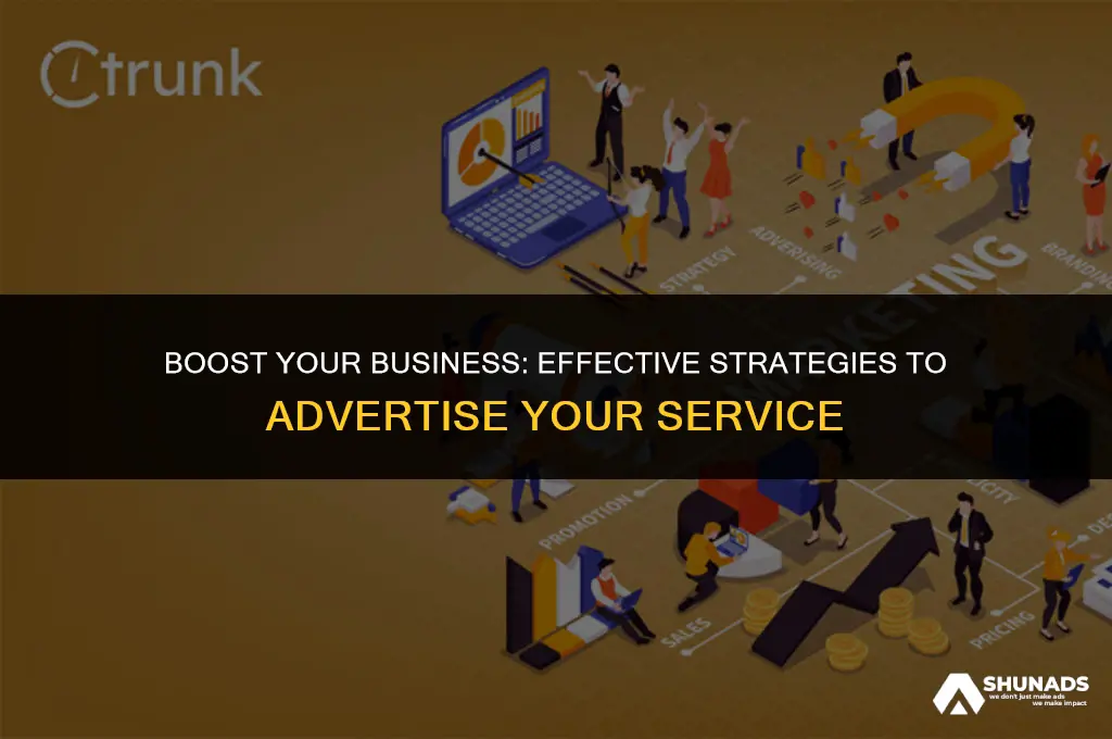 how to advertise your service