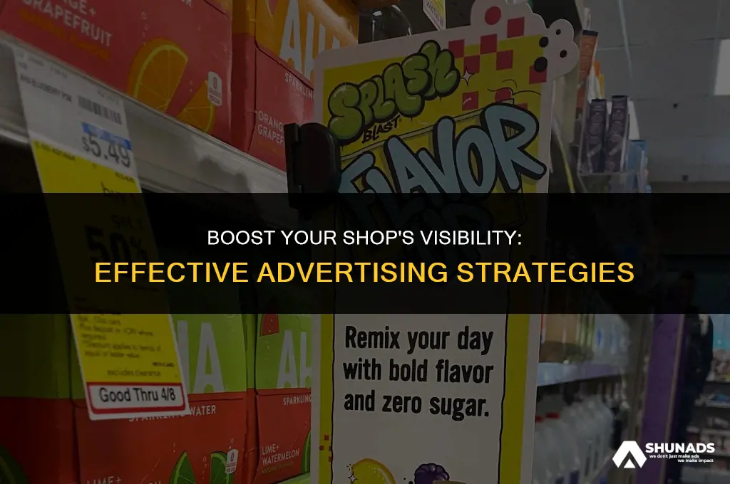 how to advertise your shop