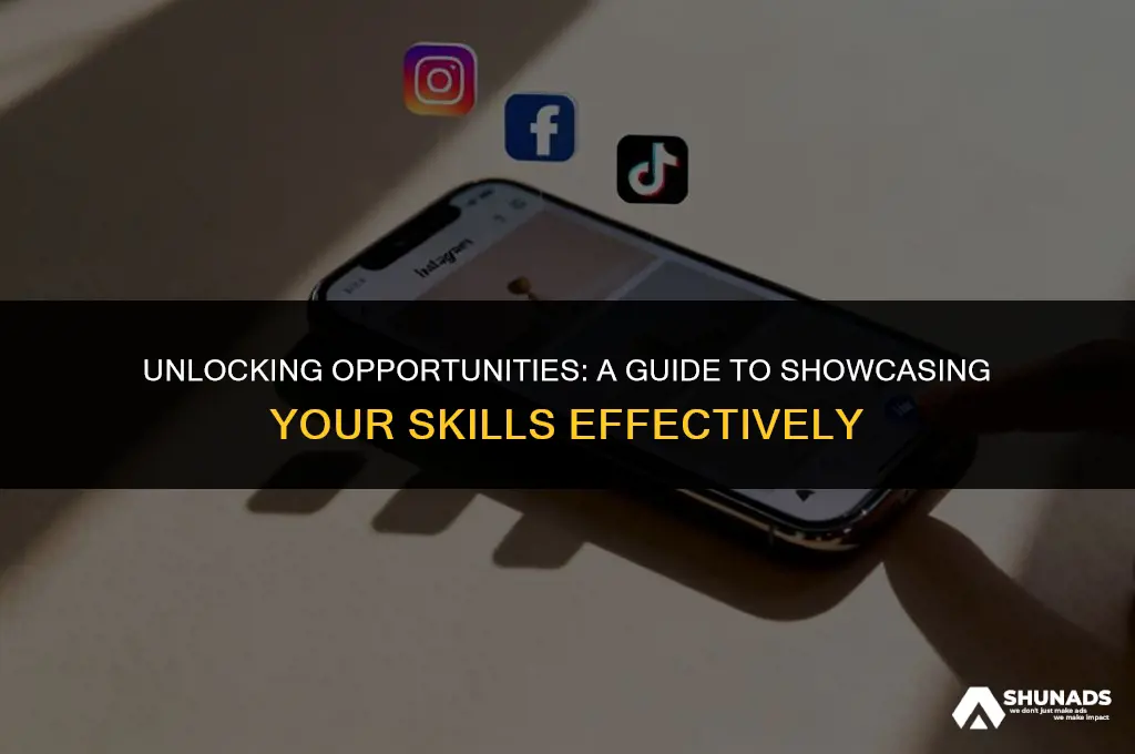 how to advertise your skills