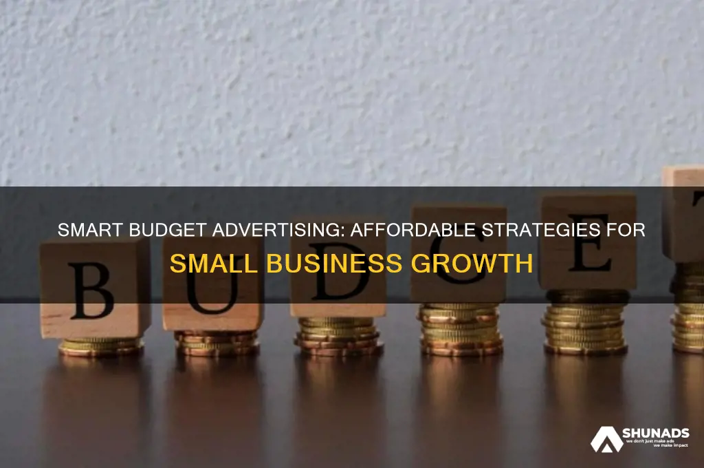how to advertise your small business on a budget