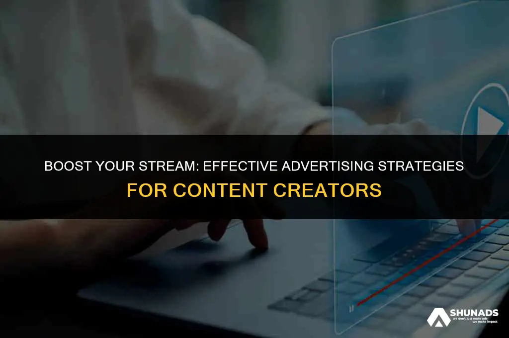 how to advertise your stream