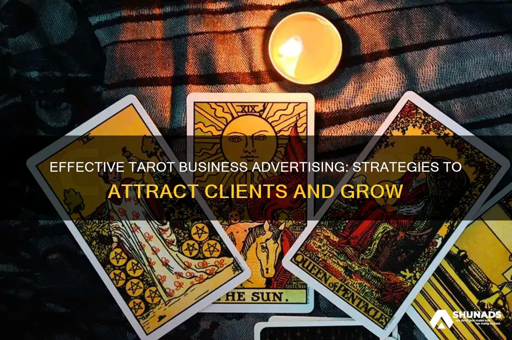 how to advertise your tarot business