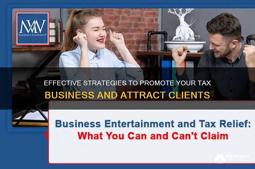 how to advertise your tax business