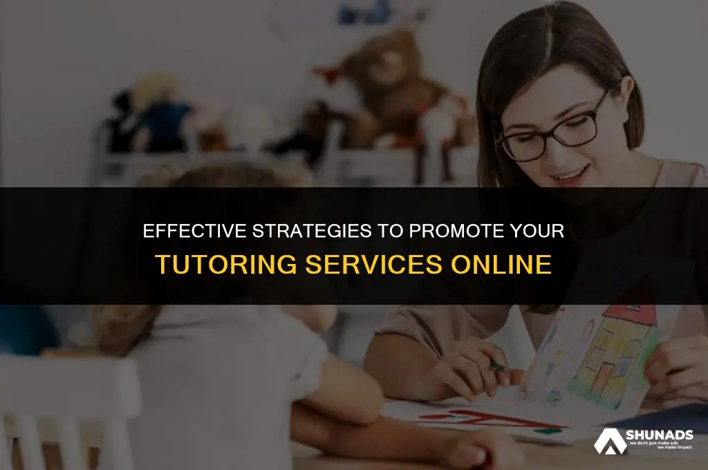how to advertise your tutoring