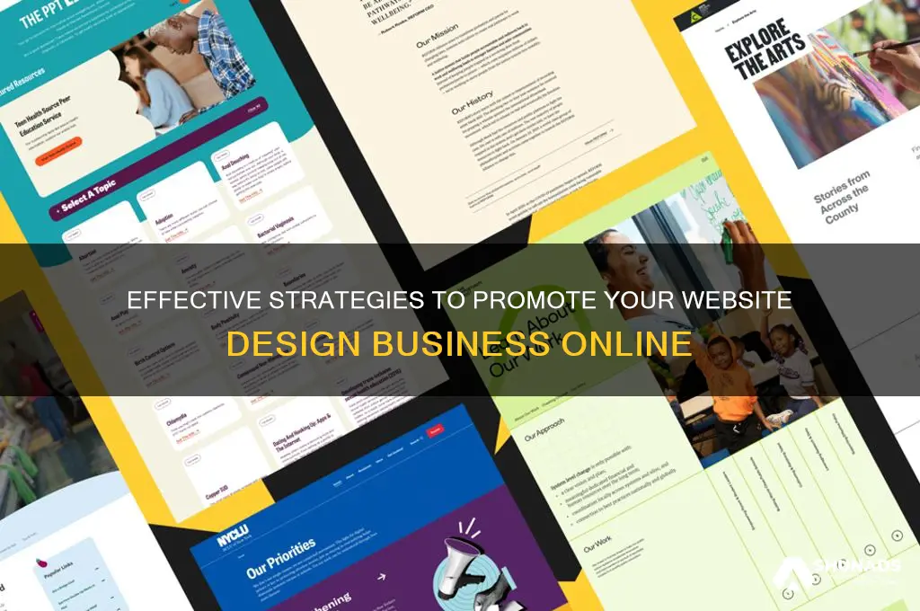 how to advertise your website design business