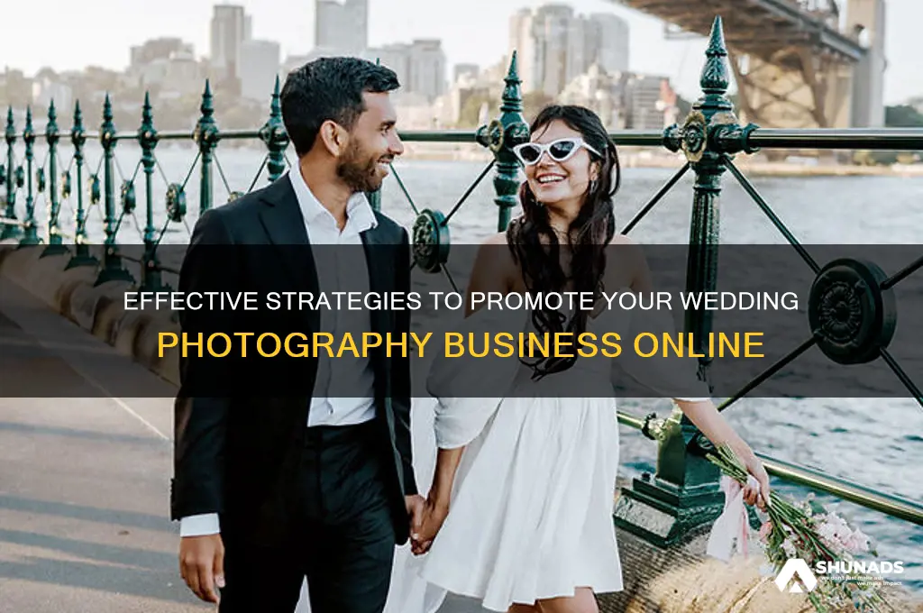 how to advertise your wedding photography business