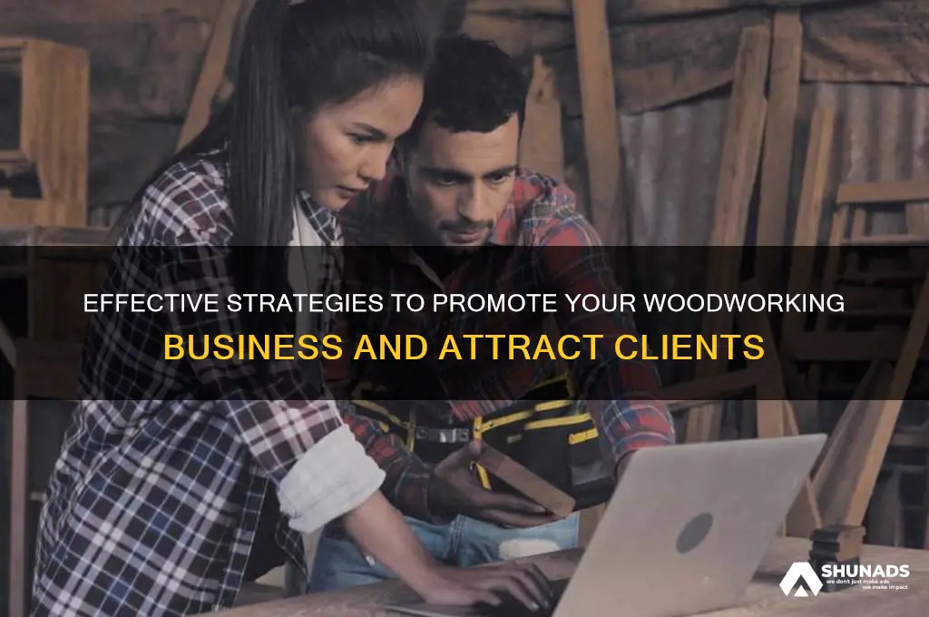 how to advertise your woodworking business