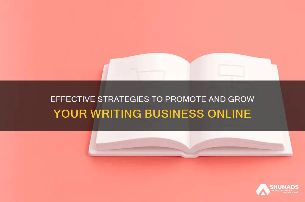 how to advertise your writing business