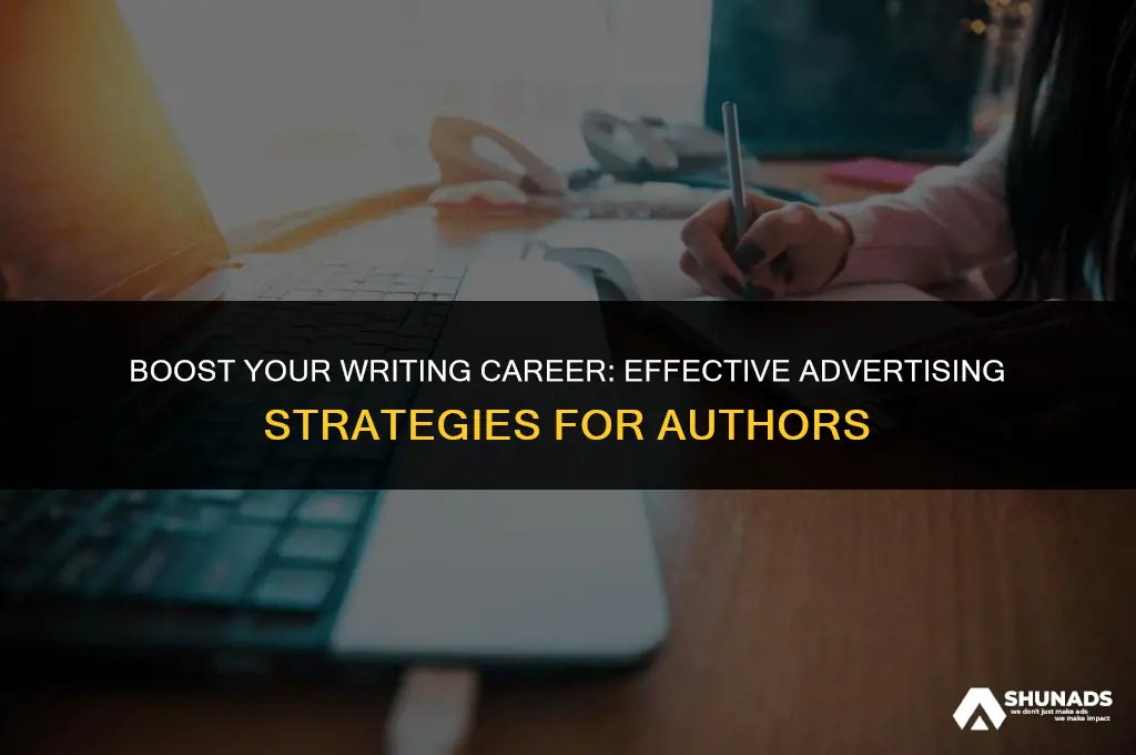 how to advertise your writing
