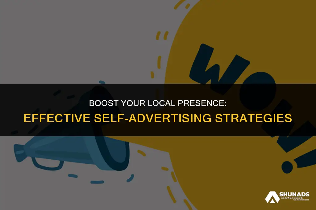 how to advertise yourself locally