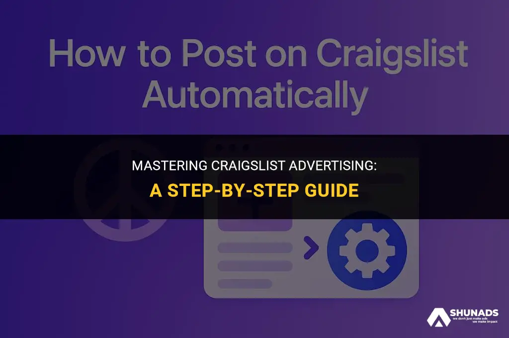 how to advertised in craiglist