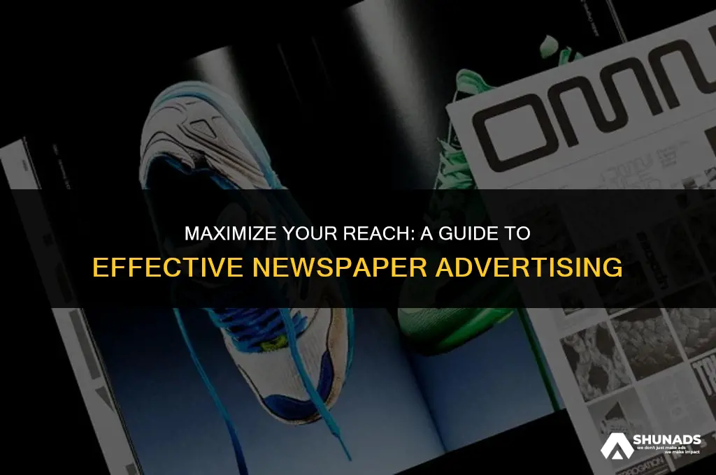 how to advertisement in newspaper