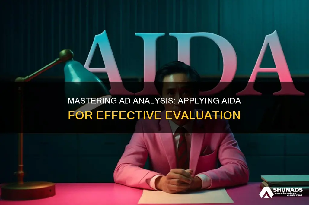 how to analyse an advertisement using aida