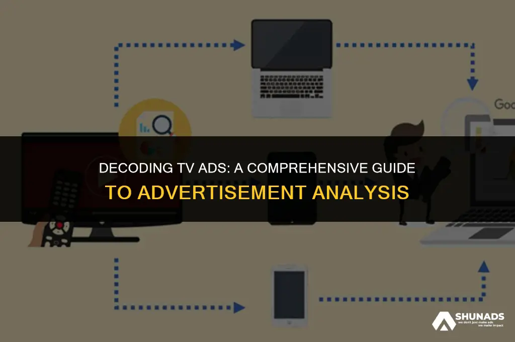 how to analyse tv advertisement