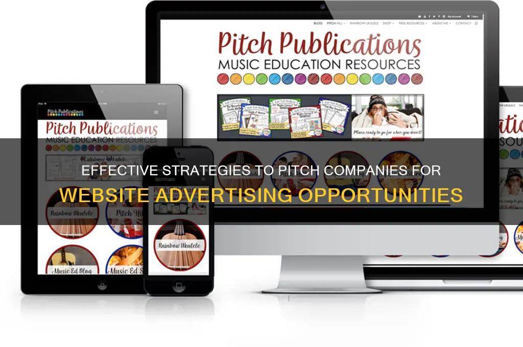 how to approach companies about advertising on your website