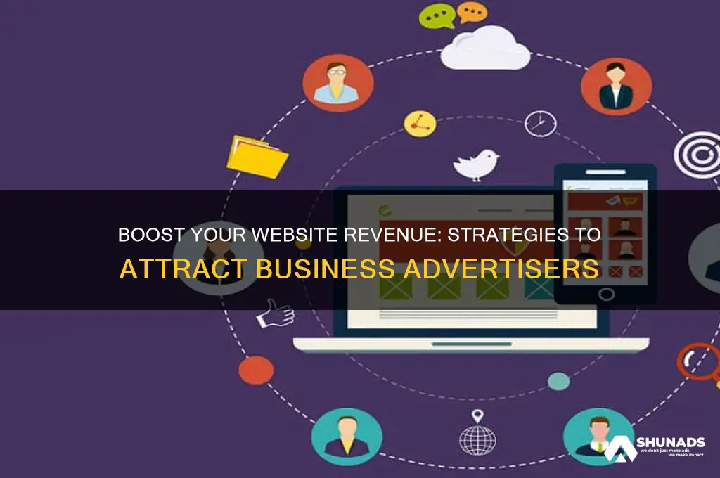 how to attract businesses to advertise on your website