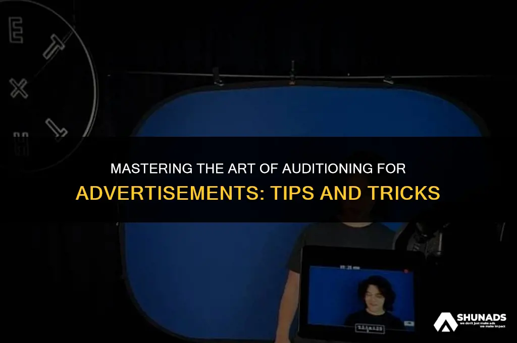 how to audition for advertisement