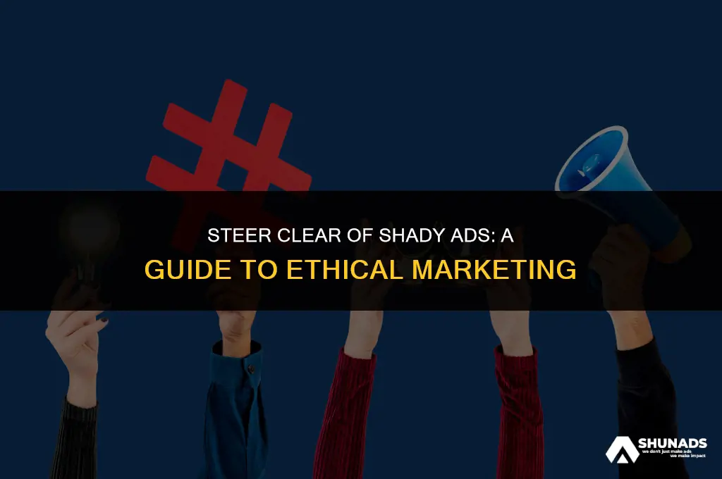 how to avoid unethical advertising