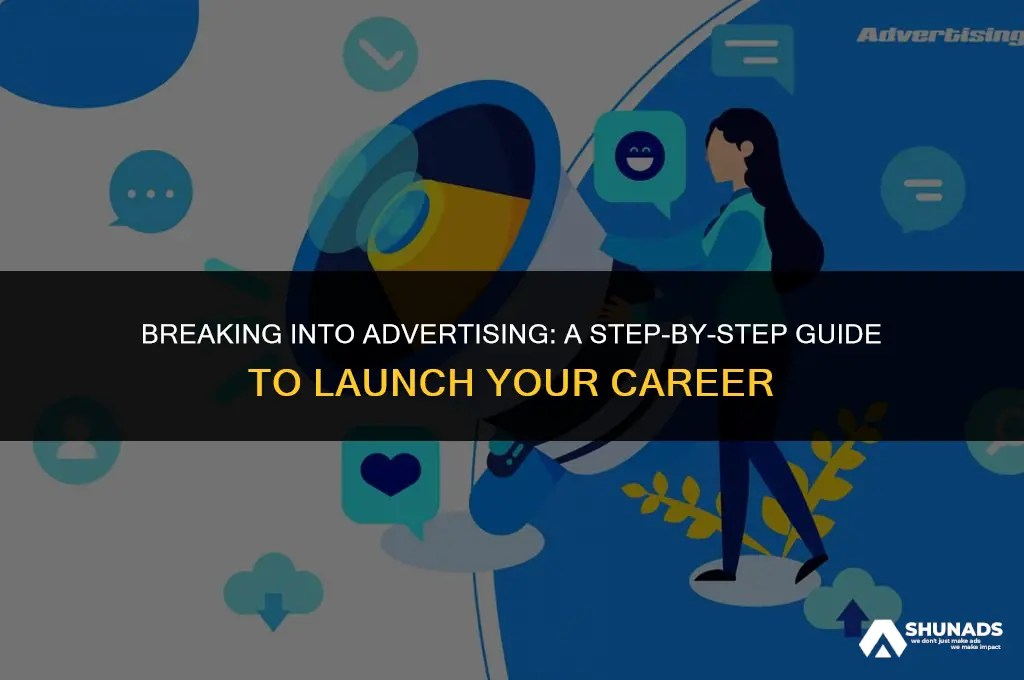 how to be in advertising