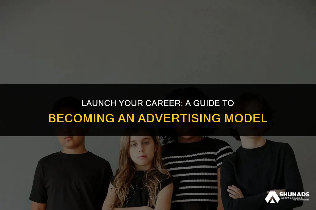 how to become advertising model