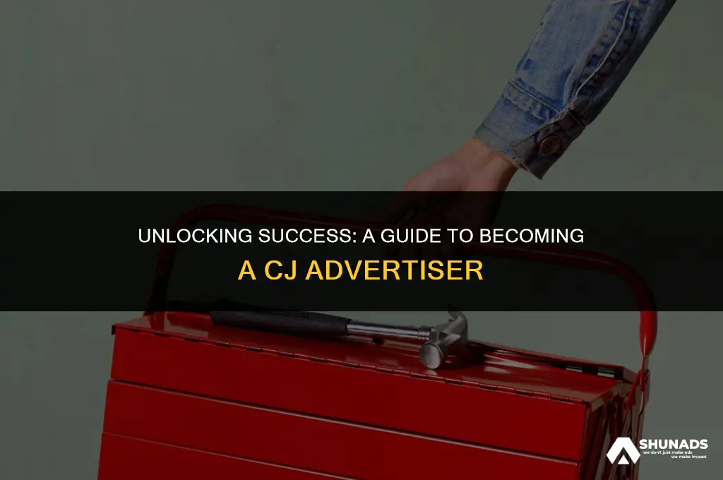 how to become cj advertiser