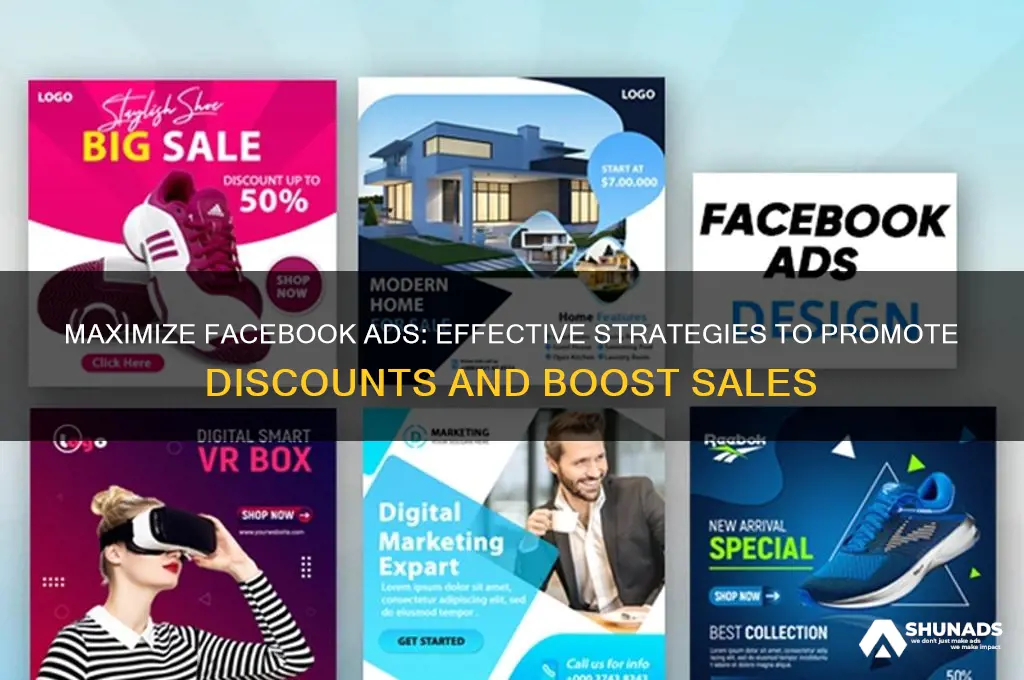 how to best advertise discounts on facebook
