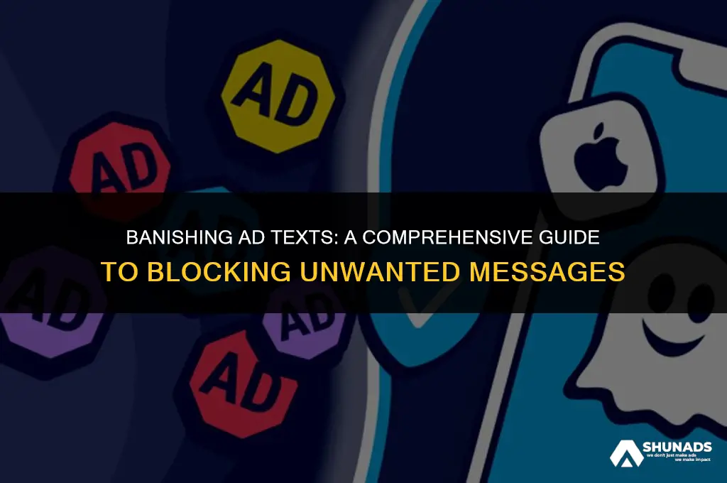 how to block advertising texts