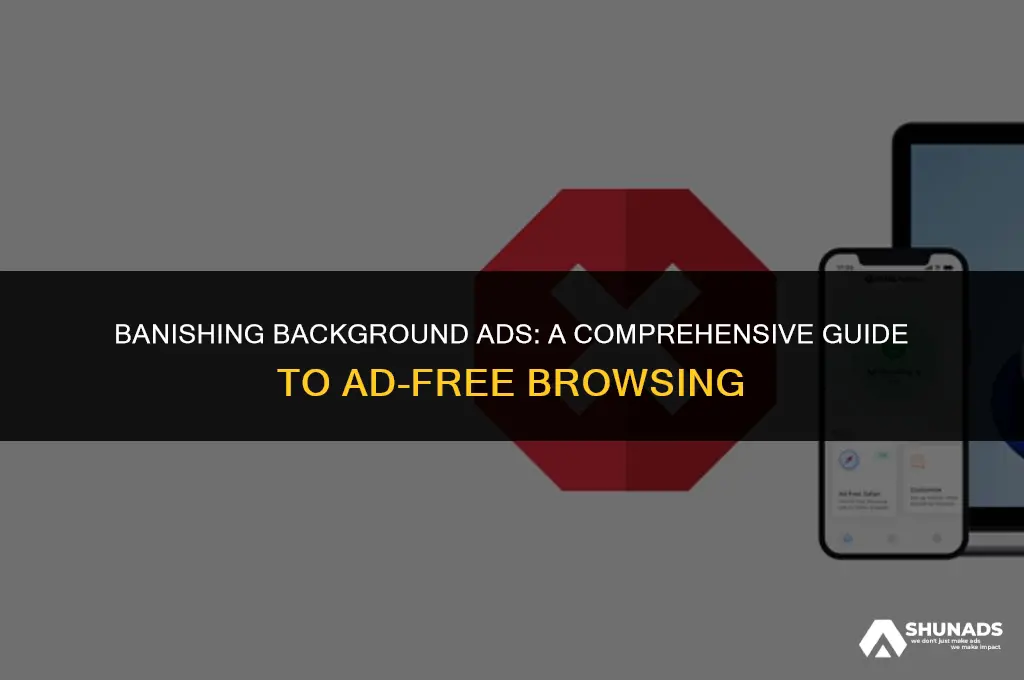 how to block background advertisment