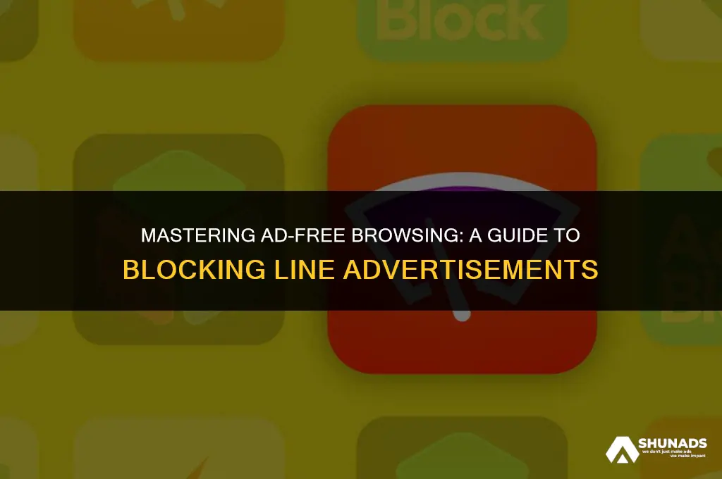how to block line advertisement