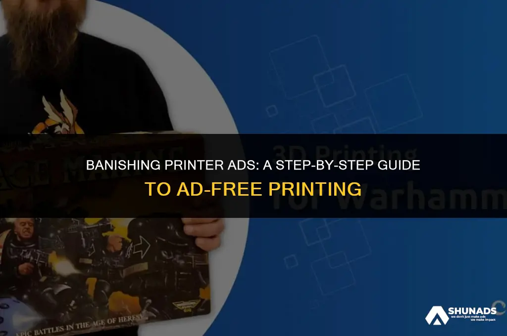 how to block printer advertising