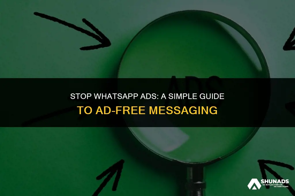 how to block whatsapp advertising