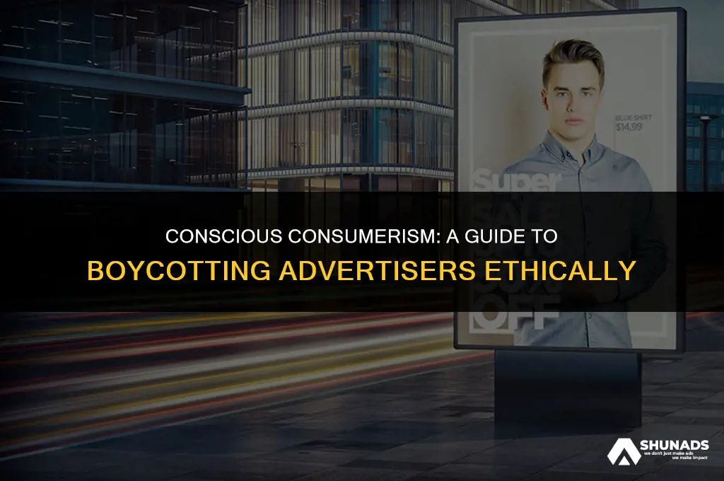 how to boycott advertisers