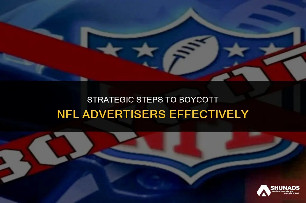 how to boycott nfl advertisers
