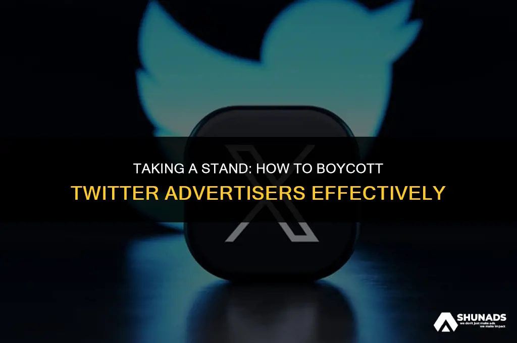 how to boycott twitter advertisers