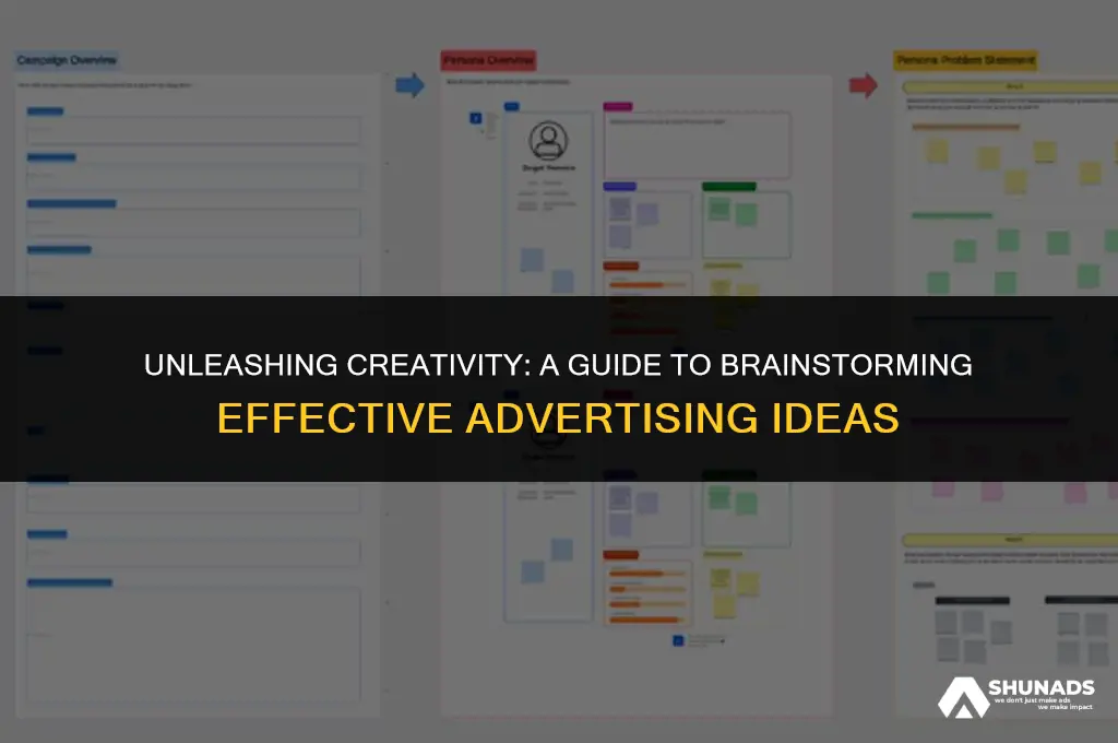 how to brainstorm advertising ideas