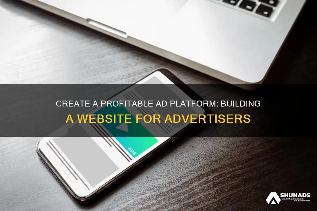 how to build a website where people can advertise
